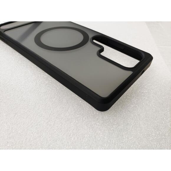 Torras Stand Case For Samsung Galaxy S25 Ultra w kickstand Matte Frost Black - Picture 9 of 12